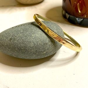 Kendra Scott Zorte Hammered Gold Bracelet
